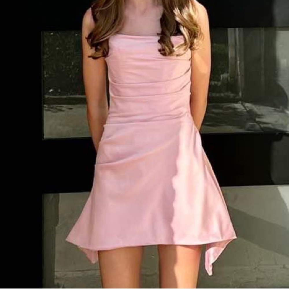 Source Unknown Blush Strapless Dress - image 4